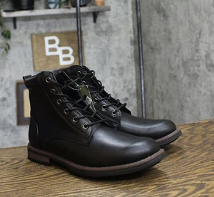 goodfellow & Co Mens Jeffrey Combat Boots 90971916 Black 8 - Picture 1 of 9