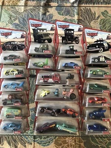 Lot Of 25 Brand New Sealed Disney Cars 1st Desert Series Complete Set Rare Error - Picture 1 of 18