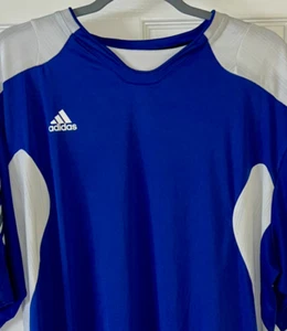 ADIDAS - Men's Soccer Jersey - ClimaCool - Royal Blue w/White & Accents - 2XL - Picture 1 of 5