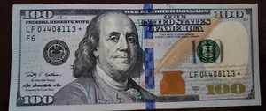 SERIES 2009 A $100 DOLLAR star note PRISTINE/UNCIRCULATED - Picture 1 of 4