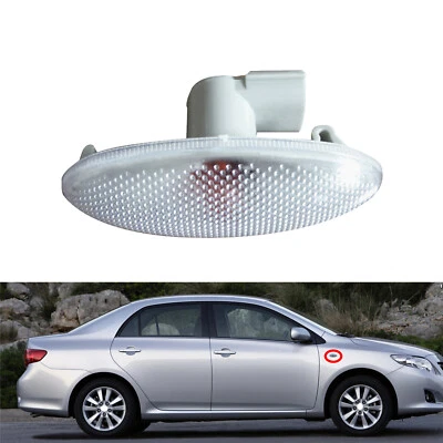 Luz de señalización lateral de guardabarros lámpara de señal de giro para Toyota Corolla 2007-2009 1 pieza Foto 1 de 4