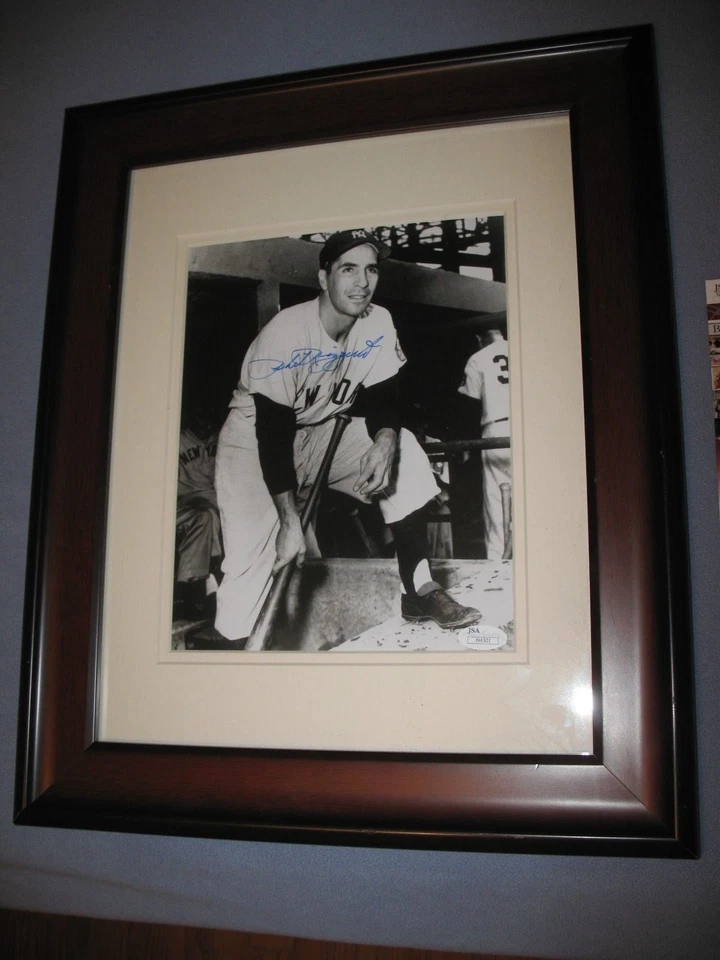 PHIL RIZZUTO SIGNED AUTOGRAPH MATTED FRAMED PHOTO 14"x17" COA BLACK & WHITE - Image 1 of 4