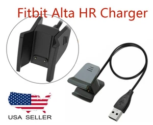 Paquete de 2 cables de carga cargador USB de repuesto para Fitbit Alta HR 1,6 pies - Imagen 1 de 11