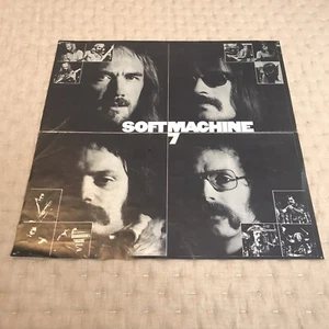 SOFT MACHINE ~ 7 Classic Rock Original Vintage Poster 18” x 18” pin holes Fold - Picture 1 of 12