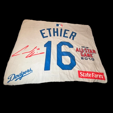 Andre Ethier Los Angeles Dodgers Blanket 2010 SGA MLB All Star Signature 45”x57” Cover