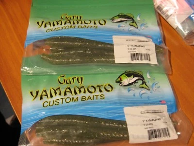 20 Gary Yamamoto Fishing Baits 5" Senko Worms 9-10-305 Baby Bass - Image 1 of 4