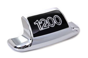 Chrome and Black Rear Fender Tip "1200" for Harley FL 1978-1978 - Picture 1 of 4