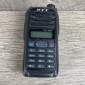 HYT  TC-580v Black Handheld 136-174 MHz  Two Way Radio ⚠️for Parts ⚠️ - Picture 1 of 11