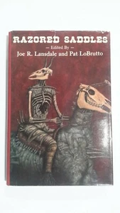 Razored Saddles HCDJ 1ST 1St Edited by Joe R. Lansdale WESTERN HORROR ANTHOLOGY - Bild 1 von 11