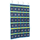  Cell Numbered Classroom Pocket Chart Mobile Phone Storage Bag