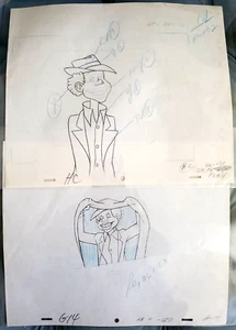 1972 FAT ALBERT Production Sketches, Animation, Bill Cosby Kids, Cartoon 2er Set - Bild 1 von 14