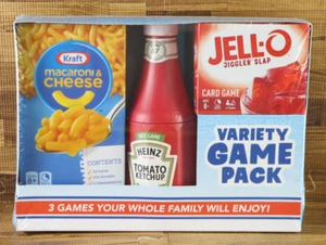 Family Variety Food Spiel Pack Heinz Ketchup Kraft Makkaroni Käse Jell-O VERSIEGELT - Bild 1 von 6
