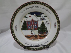 International China A Christmas Story - Dinner Plate - Twas The Night Before... - Picture 1 of 5