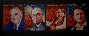 SELLOS TANZANIA 1996 RADIO MARCONI 100 AÑOS.  + HB 299 GAMBIA 1996 TRUMAN - Imagen 1 de 2