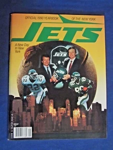 Anuario oficial de los New York Jets 1990, fútbol americano de la NFL, 88 páginas - Imagen 1 de 2