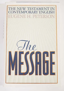 The Message: The New Testament in Contemporary English Book, E. Peterson, HC DJ - Picture 1 of 4