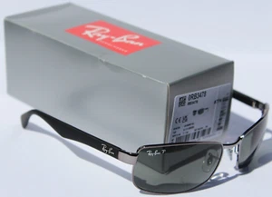 RAY-BAN RB3478 POLARIZED Sunglasses Gunmetal/G-15 Gray Green 004/58 NEW - Picture 1 of 11