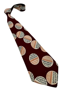 Vintage 1930s Tie Men's Neck Ties Swing Neckties 1940s Clothing Wide Rayon 48X4" - Picture 1 of 9
