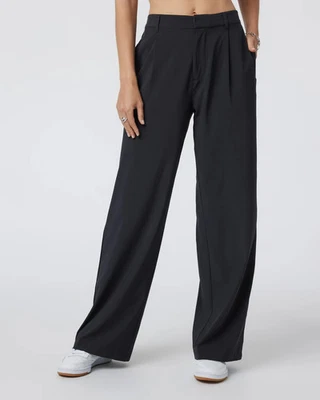 VUORI Women's Villa Trouser Black Comfort Dress Pant XS $128 NEW SUPER NICE! - Image 1 of 3