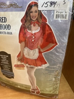 Miss Red Riding Hood Junior Costume Small 3-5 2pc - Image 1 of 3