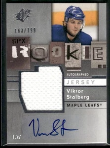 Camiseta deportiva 2009-10 SPx #171 Viktor Stalberg Rookie Auto #/799 - Imagen 1 de 2
