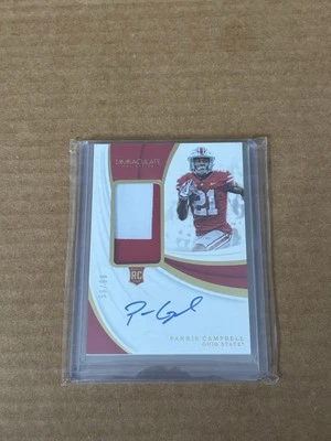 Parris Campbell 2019 Panini Immaculate Collection /99 - Image 1 of 4
