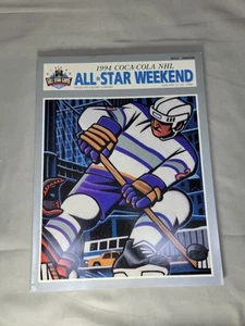 1994 NHL All Star Game Program Madison Square Garden Score Card Inc - Picture 1 of 10