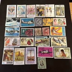 26 Grenada Used British Colony Stamps- Lot A-79956 - Picture 1 of 1