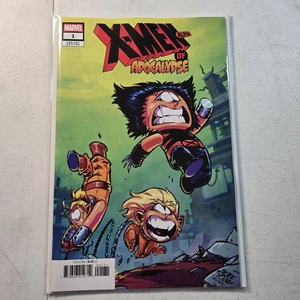 Marvel Comics X-Men Alpha Of Apocalypse #1 variante Skottie Young (casi nuevo 9,4) - Imagen 1 de 1