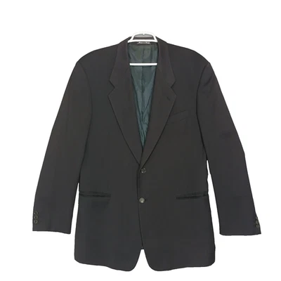Mani by Giorgio Armani Mens Blazer Jacket Size 42L Brown Virgin Wool Sport Coat - Image 1 of 4