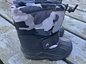 Kamik Snowbug Kleinkind 8 (Kleinkind/Kleinkind) grau camo Winter Schneestiefel - Bild 1 von 11
