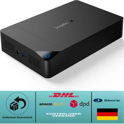 USB 3.0 SATA Gehäuse | 20 TB Support | Ring-LED Anzeige - Bild 1 von 4