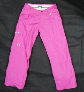 PINK OAKLEY ski snow board pant road fuel XS 30 ladies women 29 men roadfuel  - Picture 1 of 12