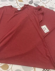 Lularoe Maria XL extra grande rojo jaspeado nuevo con etiquetas - Imagen 1 de 3