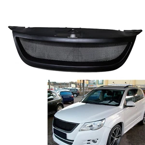 Fiberglass Front Bumper Grille Mesh For Volkswagen Tiguan 2009-2011 2010 Matte - Picture 1 of 11