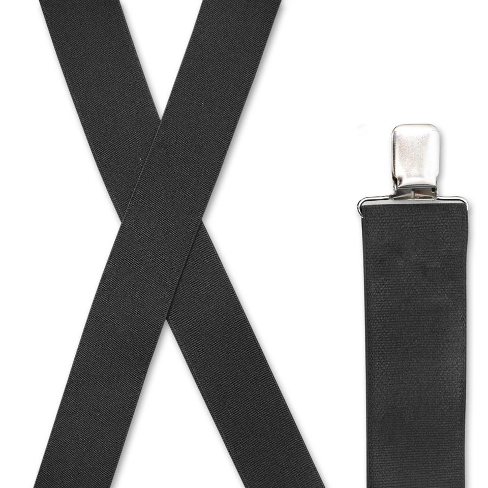 Men's Suspenders - Strong Clips, Many Colors, X Style 1.5" & 2", USA Made - Image 1 of 4