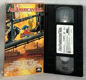 An American Tail VHS Video Tape Fieval Original Don Bluth Lucas BUY 2 GET 1 FREE - Picture 1 of 2