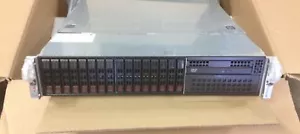 SUPERMICRO 219-9 2026TT-6RFT+ 2x 6-Core XEON E5645 64GB RAM 16x SAS Bay Server - Picture 1 of 1