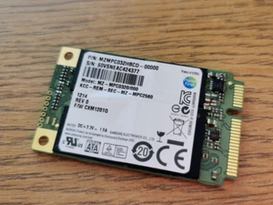ORIGINAL 32GB Samsung mSATA SSD MZ-MPC0320/000 PN MZMPC032HBCD-00000 Tested - Picture 1 of 2