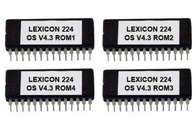 Lexicon 224 OS Version 4.3 Latest Firmware 224 only Update Upgrade Eprom  Rom - Imagen 1 de 2