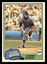 1981 Topps Tommy Boggs #132  Atlanta Braves