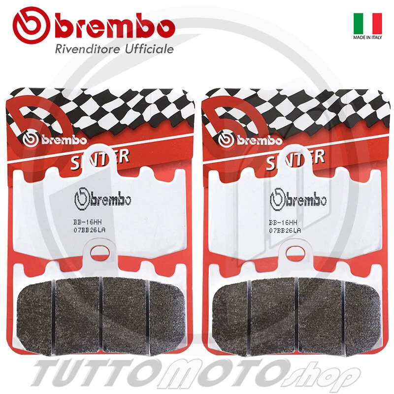 2 CP PASTIGLIE FRENO ANT BREMBO SINTER 07BB26LA BMW K 1300 S 2009 2010 2011 2012 - Immagine 1 di 1