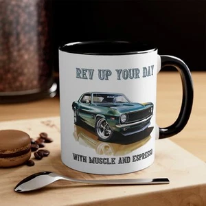 Taza de café vintage para autos musculosos, regalo para entusiastas de autos clásicos - Imagen 1 de 21