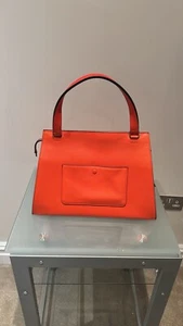 Celine Edge Leather Orange Large Handbag - With Original Dust Bag - Picture 1 of 16