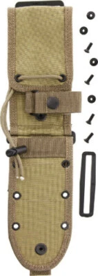 ESEE MOLLE espalda caqui se adapta a los modelos Esee 5, 6 y fundas láser Strike Foto 1 de 2