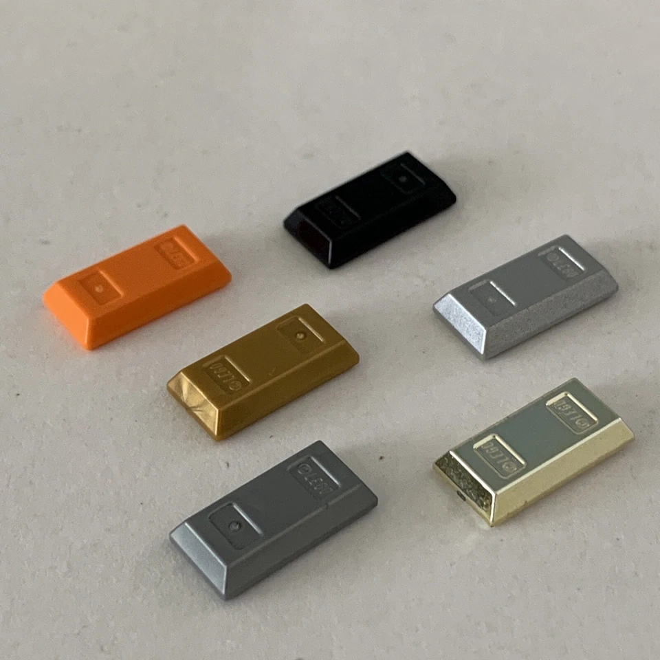 Piezas LEGO 99563 (2 piezas) Minifigura, Utensilio Lingote Barra Oro Foto 1 de 1