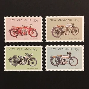 NZ New Zealand 1986 complete set MNH ** motorcycles Sc#846-849 SG#1389-1392 - Picture 1 of 1