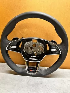 LENKRAD SKODA RS OCTAVIA IV, KODIAQ, SUPERB DSG MULTIFUNKTION LEDER 5E3419093AD - Bild 1 von 12
