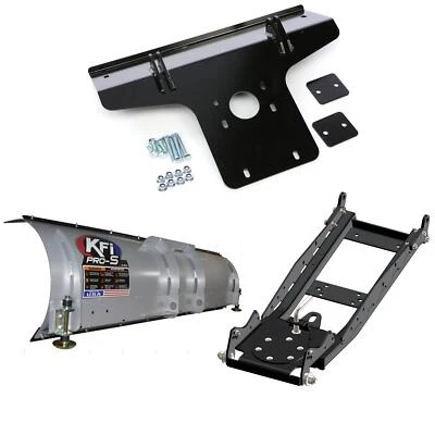 KFI Plow Kit For Kawasaki Mule PROFXR KAF1000 2024-26 With 72" Steel Blade - Image 1 of 3