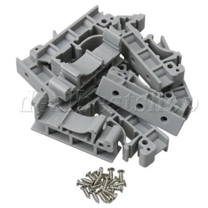 10pcs DIN 35 PCB Rail Mounting Adapter Circuit Board Bracket Holder Carrier - Picture 1 of 3
